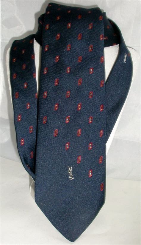 yves saint laurent vintage tie|yves st laurent ties.